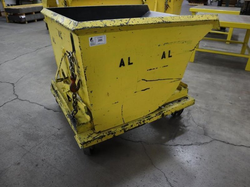 Scrap Hopper (Self Dumping) with Fork Slots- Auction Item