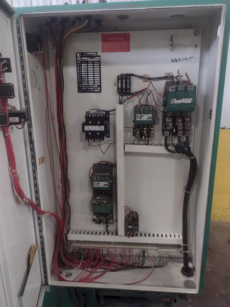 25" X 40 HP TIMESAVER MODEL #325-1 SINGLE DRUM BELT GRINDER &amp; SANDER: STOCK 15796