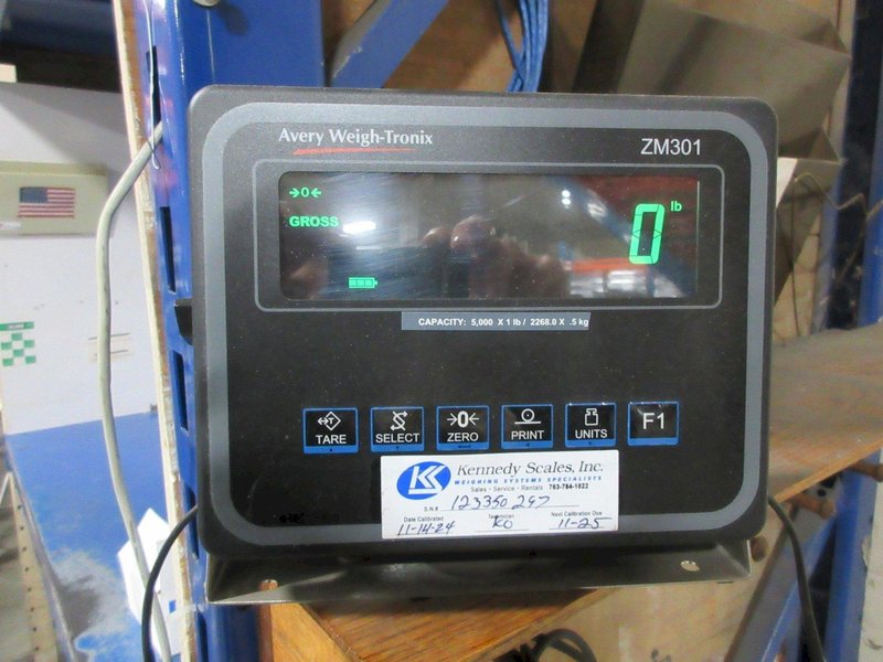 Orion Packaging Inc. Semi Automatic Shrink Wrapper and Pallet Scale, Max Load 55"x55"x82" 4000lbs Dynamic, 8000lb Static Capacity- Auction Item