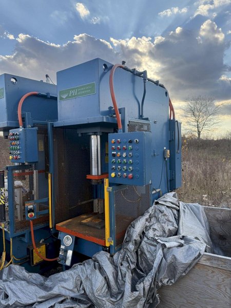 50-TON P&amp;H OGF-50 HYDRAULIC C-FRAME PRESS. STOCK #1112425