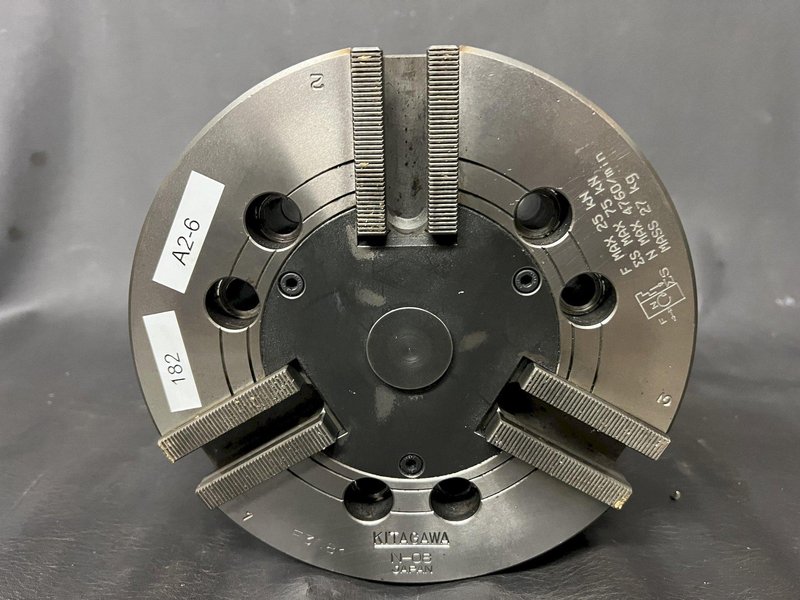 Kitagawa N-08 Used CNC 8" Closed Nose 3-jaw Power Chuck No Adapter