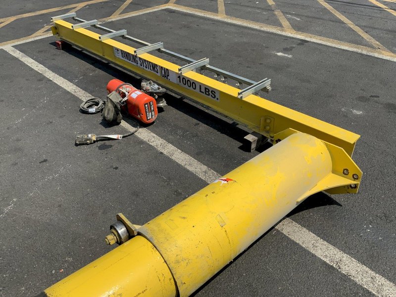 1,000 LB. X 151" HANDLING SYSTEM 360 DEGREE JIB CRANE: STOCK #81330