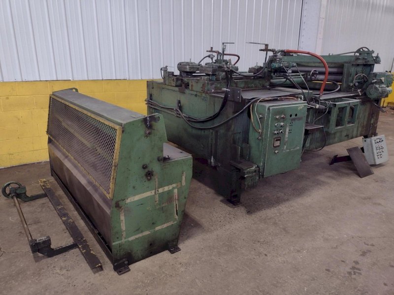 54" X 10 GAUGE DALLAS AIR FEED WITH EDWARDS SHEAR CUT TO LENGTH LINE: STOCK 15968
