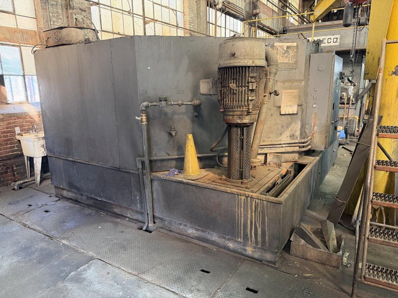 96" TABLE x 30" HIGH PROCECO MODEL #96-30-2 ROTARY TABLE PARTS WASHER: YOBRO #26026