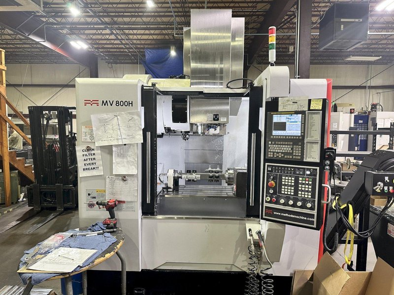 2020 Methods MV-800H CNC Vertical Machining Center with 4th Axis Rotary For Sale