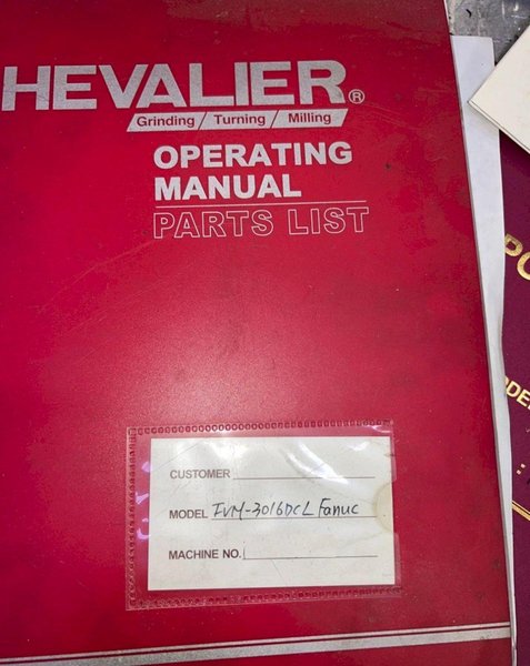 Chevalier FVM-3016DCL CNC Bridge Mill – 2015