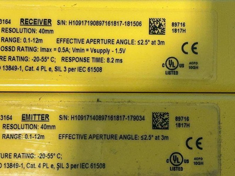 BANNER SAFETY LIGHT CURTAIN KIT  -  SLLP40-560-P88