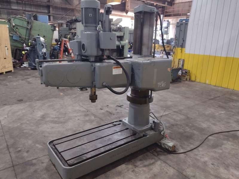 4' X 12" OOYA MODEL #RE-1225H RADIAL DRILL: YOBRO #25981