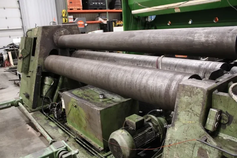 ROUNDO 10' X 1" FOUR ROLL HYDRAULIC PLATE ROLL  -  PS360