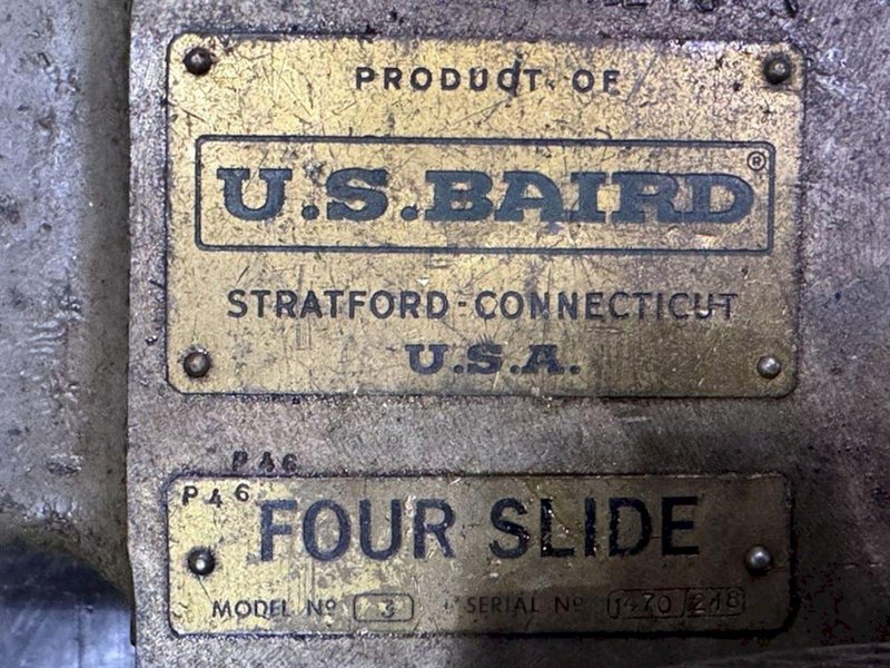 #3 US BAIRD MODEL #3 WIRE FORMING FOURSLIDE MACHINE: YOBRO #24430