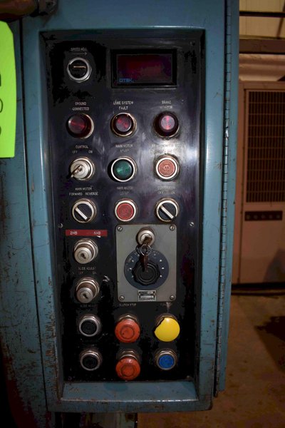 150 Ton Niagara Straight Side Press, Model PN-150-84-42, 6" STR, 16" SH, 84"LR x 42"FB BA, 20" WDO, 30-60 SPM, 1987