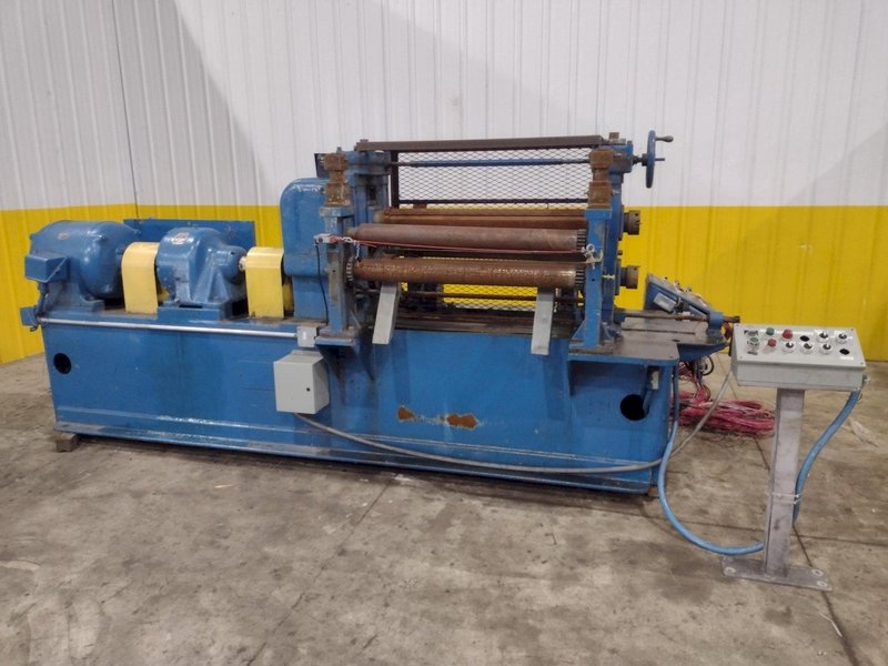 36” WIDE YODER SLITTING HEAD WITH POWERED FEED ROLLS: STOCK  #22951