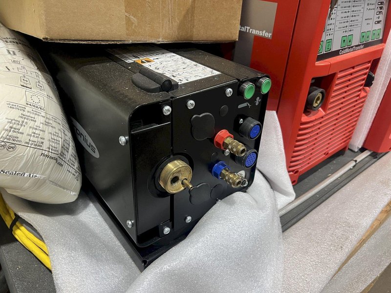 FRONIUS TRANSPULS AUTOMATED WELDING SYSTEM WITH AMET XM CONTROLS, NEW ON SKID: STOCK #23303