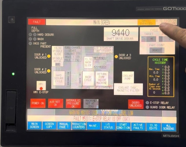 Nagel TF4-20 CNC Tape Lapping Machine, 2010