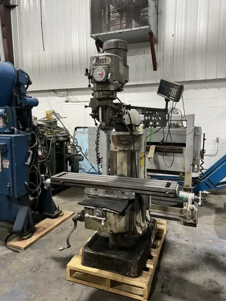 SUPERMAX/FIRST 9" X 49" VERTICAL MILL, STOCK# 14224T