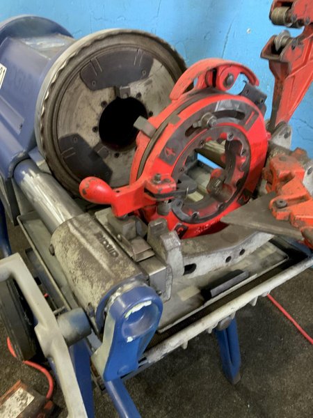 4" RIDGID MODEL #1224 PIPE THREADER: STOCK #80930
