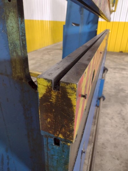 55 TON X 10&#039; WYSONG MODEL #55-8 MECHANICAL PRESS BRAKE: STOCK #22730