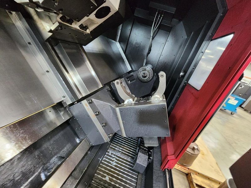 Smart NL6000LM CNC Lathe, 2023 – 24″ Chuck, Live Tooling, Tailstock, Steady Rest, Box Ways, Chip Conveyor