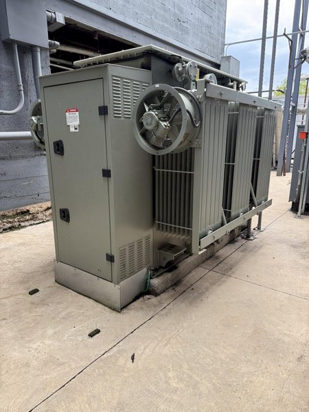 2021 Inductotherm melt system with 2- traveling charge feeders with scales, Inductotherm type 3000 DT-2 ACF-2 3000 kw power supply rated at 300 h. s/n 21H-381478-246-11 interconnecting buss and cables, 2- 4metric steel shell furnaces with stands, hydraulic system , water system with twin 50hp pumps, 2021 Emsco model Hypro 25 stainless steel heat exchanger , related piping, controls, remote operators stand, related controls, lining pushout, Sonmez incoming power transformer type HTYAA3KH-326623 s/n 15729 rated at 3260-4025 KVA, 12,470 volt primary volts, 2x575 secondary volts, spare incoming transformer same as above s/n 15364
