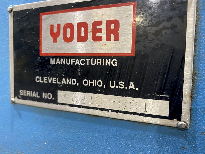 10 STAND X 1.5&quot; YODER ROLLFORMER BASE WITH DRIVE MOTOR: STOCK #17003