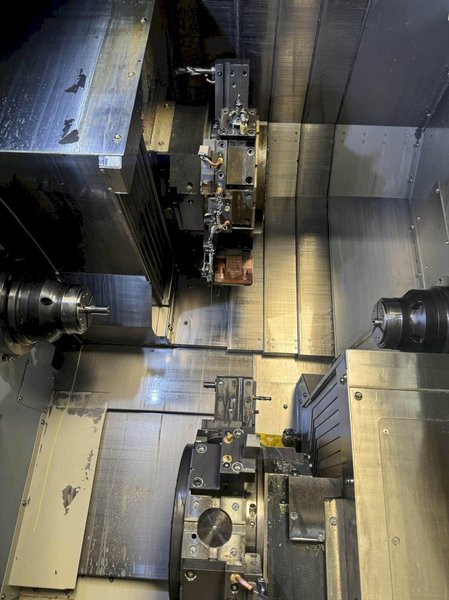 Doosan Puma TT1800SY Multi Axis CNC Lathe, 2016 – Bar Feeder, Sub Spindle, Twin Turret, Live Tooling