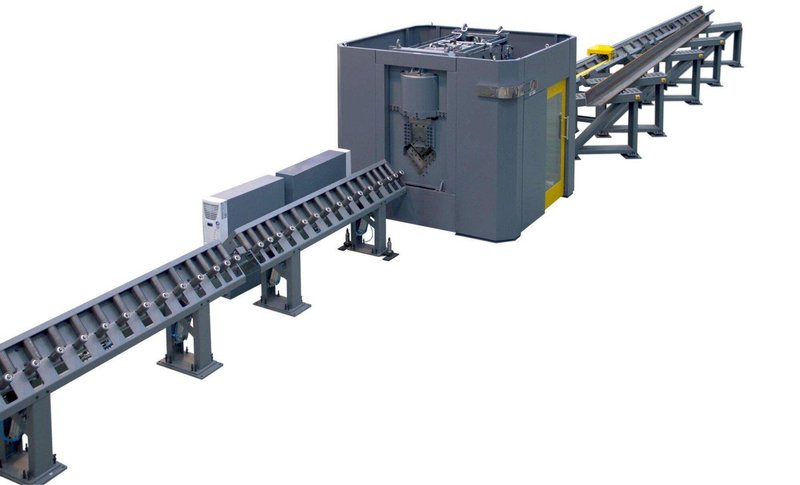 Geka Gamma Traction GT-250 CNC Structural Steel Punch, Shear, Drill Line, 2025