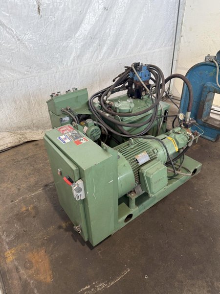150 TON FRANKLIN MANUFACTURING C FRAME HYDRAULIC WEB PUNCH. STOCK # 0666125