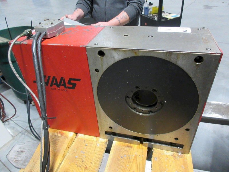Haas HRT-310 Programmable Rotary Table 12.2" Platen, Brushless Sigma 1 Drive Motor, Air Brake, Cables and Connectors- Auction Item