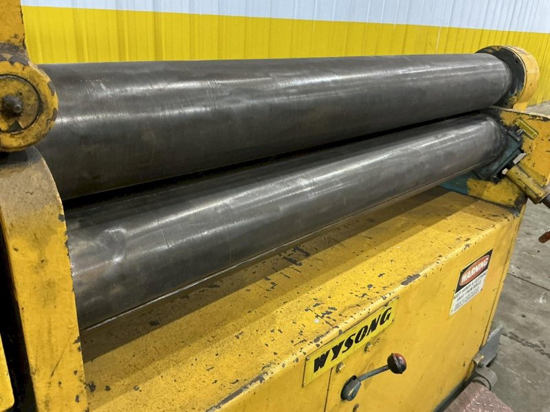 48" x 5/16" WYSONG MODEL #D-48 POWERED PLATE BENDING ROLL: YOBRO #24998