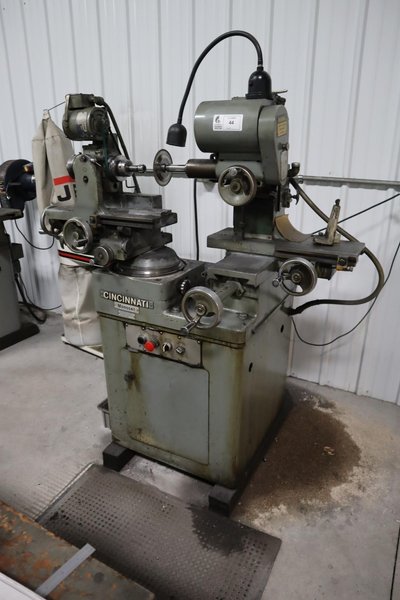 Cincinnati Monoset Tool and Cutter Grinder W/ Work Bench &amp; Accessories - Auction Item