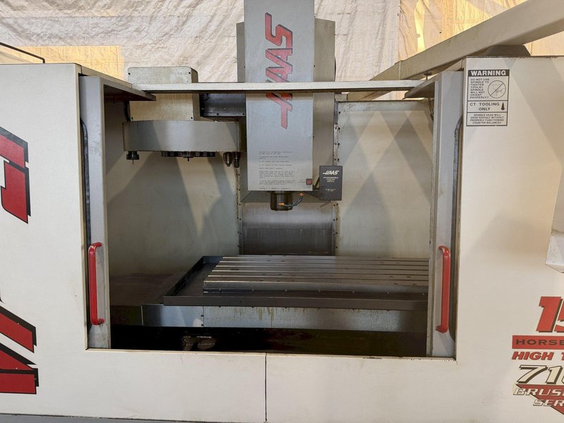 HAAS VF-3 CNC VERTICAL MACHINING CENTER W/ TOOLING. STOCK #1008225
