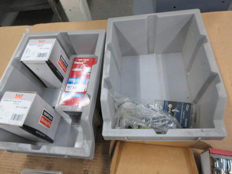 Anchor Bolts, Red Head, Simpson StrongTie and More- Auction Item