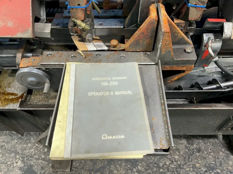 AMADA 10”X15” HORIZONTAL BAND SAW  -  HA250W