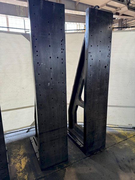 20&quot; WIDE X 100&quot; TALL X 38&quot; DEEP ANGLE PLATE SET. STOCK # 0364524