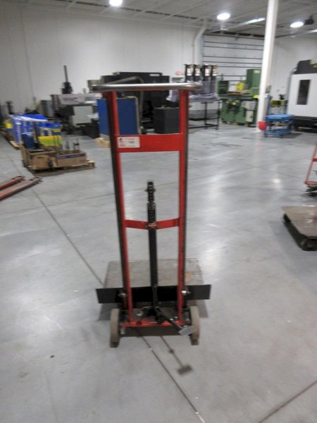 Global Die Cart 30" x 22" Platform 48" Lift Height, Foot Lever Operated - Auction Item