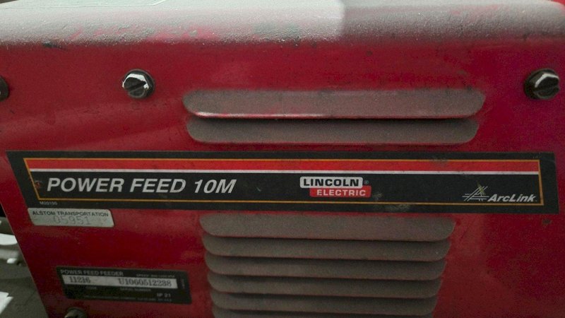 Lincoln Electric PowerWave 455M w/ Controls, Wire Feeder and Cooler USED