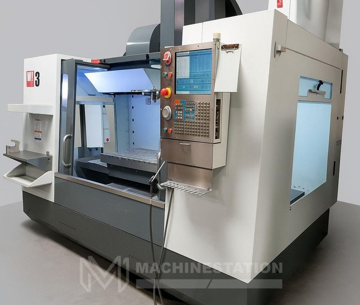 Haas VM-3 CNC Vertical Machining Center – 4th Axis Ready HSM WIPS 12,000 RPM Mill