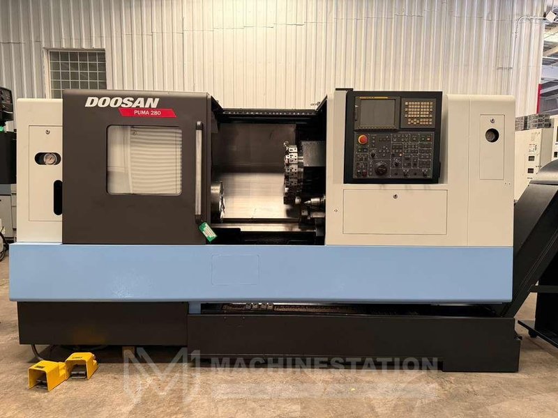 Doosan Puma 280 CNC Turning Center – 12″ Chuck Lathe