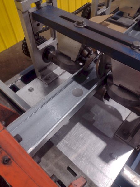 12 STAND X 10&quot; KNUDSON MODEL #KS-2468 STUD &amp; TRACK FRAMING ROLLFORMER, WITH AMS CONTROLS: STOCK #18942