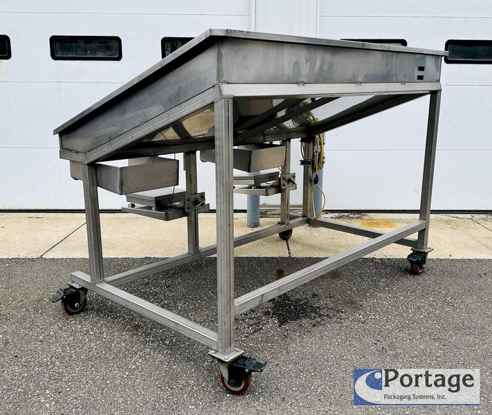 Heinzen Manufacturing  |  2720 Manual Produce Packing Table w/ Dual Scales