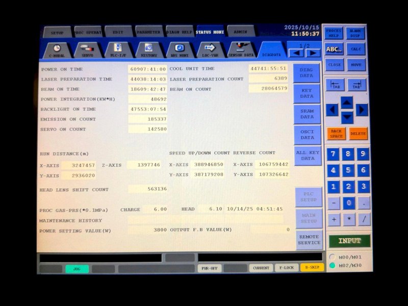 Mitsubishi ML3015NX-F40 Fiber Laser