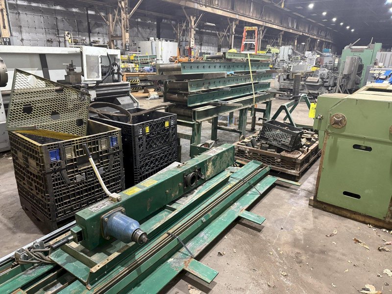 2001 BERCO PT250 TRACK PRESS WITH WTC ELECTRIC IMPACT WRENCH &amp; CONVEYOR: YOBRO #24374