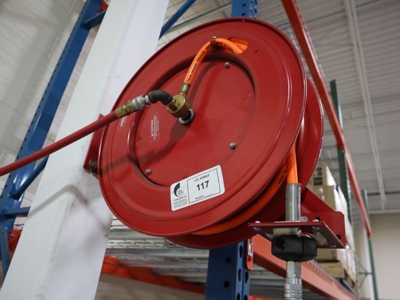 Air Hose and Reel, Wall Mount- Auction Item