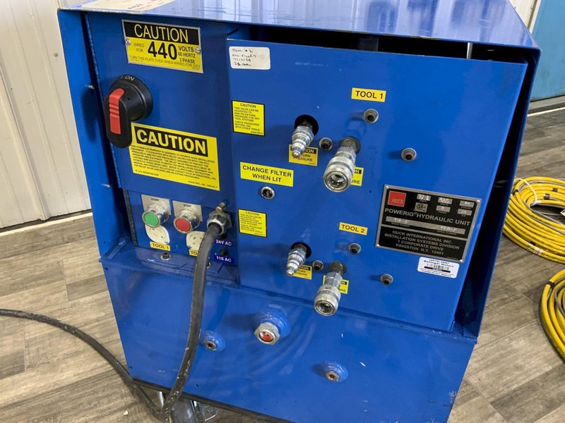 HUCK MODEL 918-5 POWERIG ELECTRIC HYDRAULIC UNIT: STOCK #81202