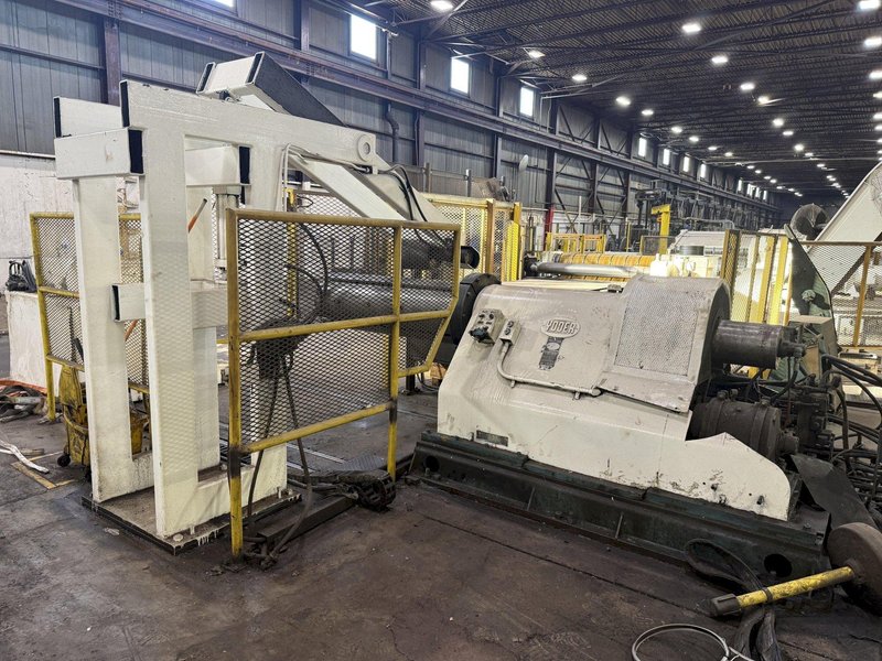 54" X .110" YODER SLITTING LINE, COMPLETE LINE, LOTS OF TOOLING: YOBRO #24277