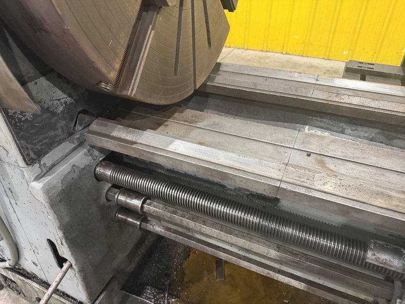 32"/46" X 144" MEUSER GAP BED ENGINE LATHE 3-1/8" HOLE: YOBRO #25908