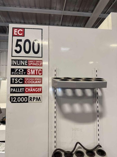 Haas EC-500-4AX CNC Horizontal Machining Center – TSC, 70 ATC, 12,000 RPM Mill
