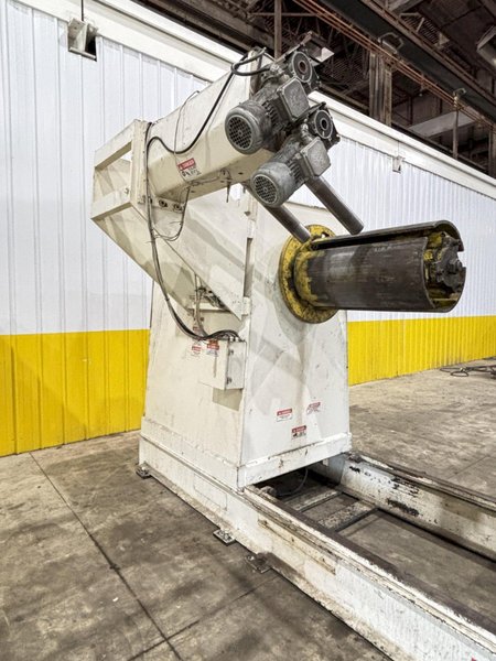 15,000 LBS X 18&quot; X 0.310&quot; COE PRESS EQUIPMENT FEED LINE, COIL REEL &amp; CAR WITH STRAIGHTENER: STOCK #23438