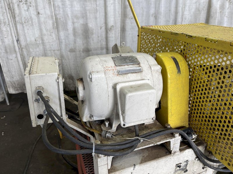 18 TON TISHKEN 2 POST CUTOFF PRESS: STOCK #76595