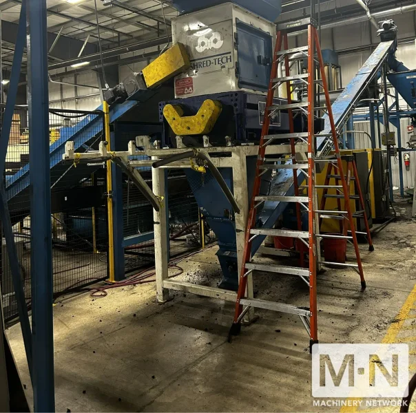 SHRED-TECH MODEL STQ-50E 4 SHAFT SHREDDER MFG 2015